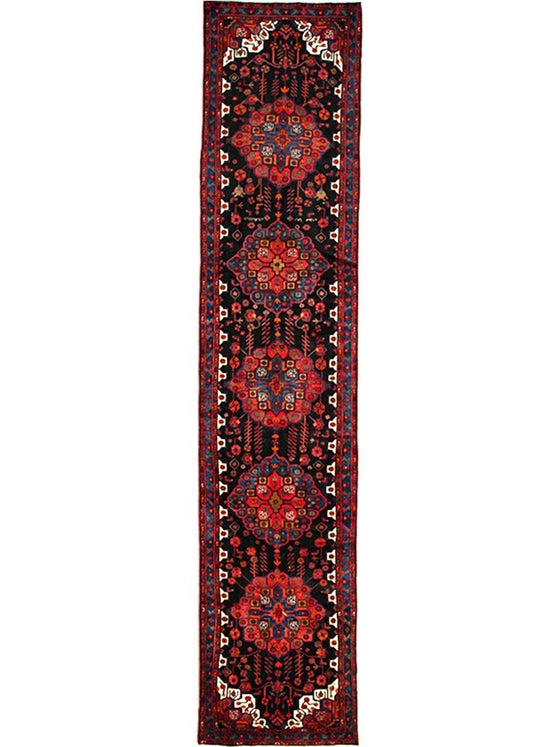 4'0 x 18'4 Old Persian Heriz Runner - 110758.