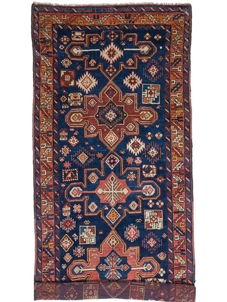 4'1 x 11'3 Antique Russian Karabagh Runner - 101188.