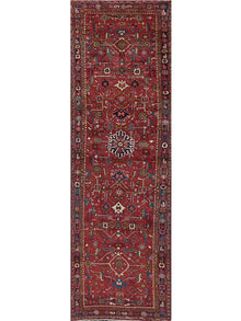  4'1 x 13'5 Old Persian Heriz Runner - 110767.