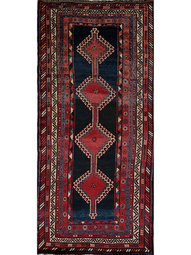 4'5 x 9'7 Antique Persian Kord Runner - 101497.