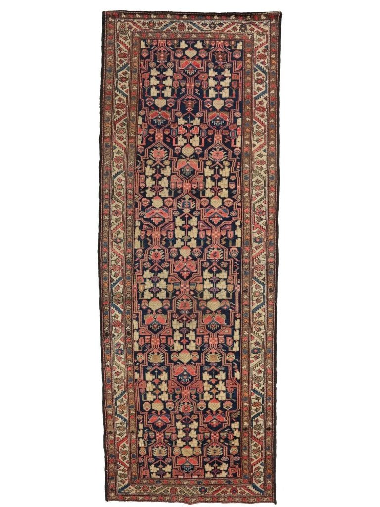 4x10 Antique Persian Malayer Runner - 110555.