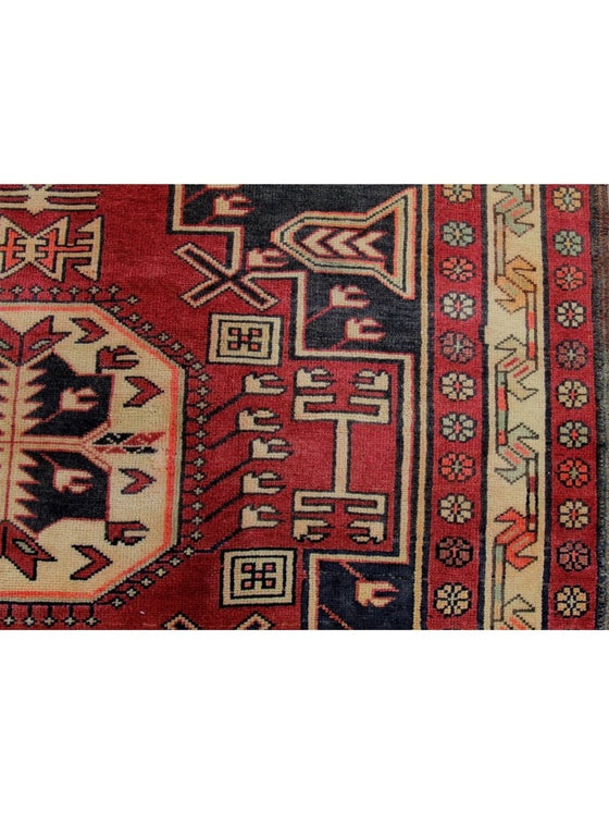 4x10 Old Persian Ardabil Area Rug - 110530.