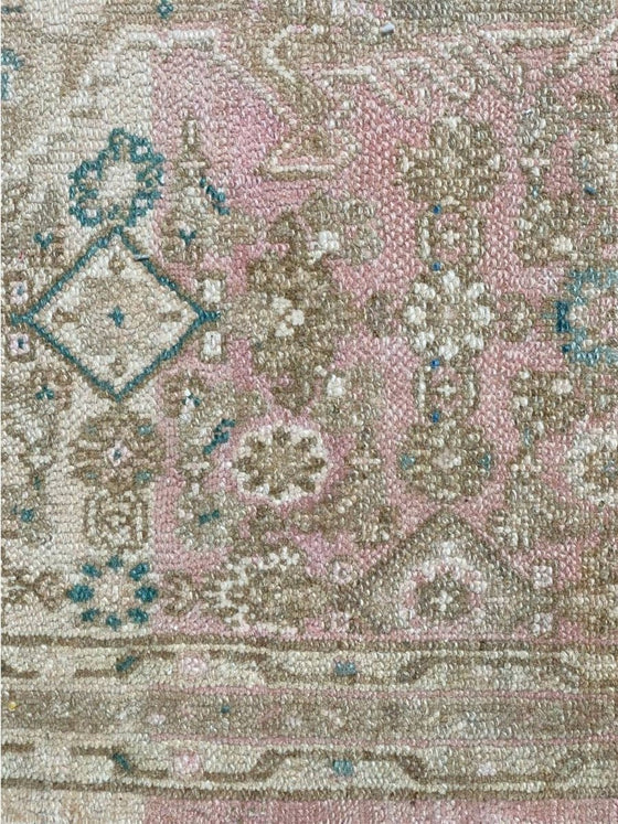 4x10 Old Persian Hamadan Area Rug - 100791.