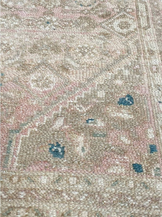 4x10 Old Persian Hamadan Area Rug - 100791.