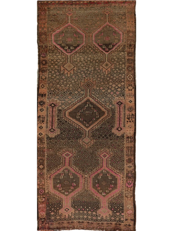 4x10 Old Persian Shiraz Area Rug - 110581.