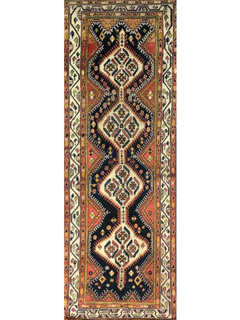 4x11 Antique Persian Bakhtiari Runner - 102357.