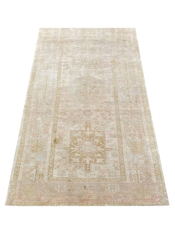 4x11 Antique Persian Heriz Runner - 101504.