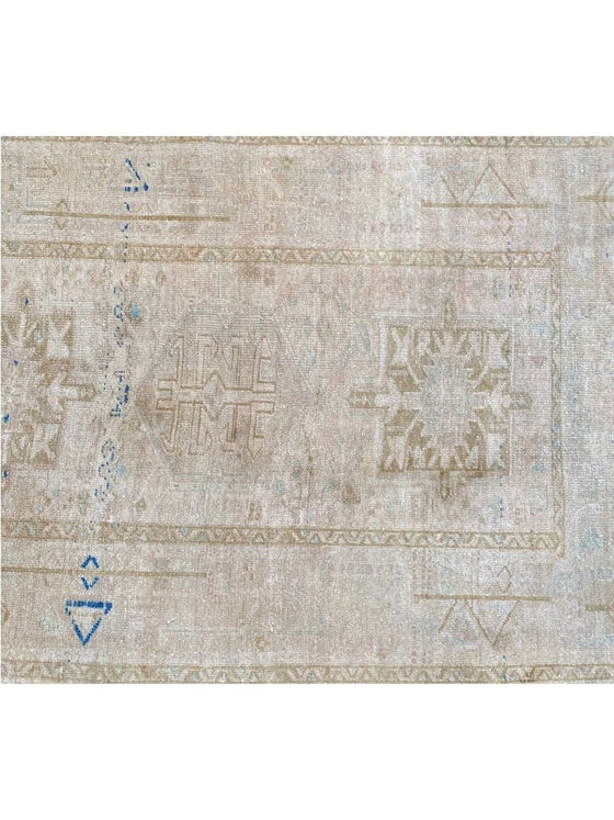 4x11 Antique Persian Heriz Runner - 101504.