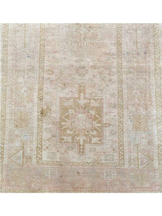 4x11 Antique Persian Heriz Runner - 101504.