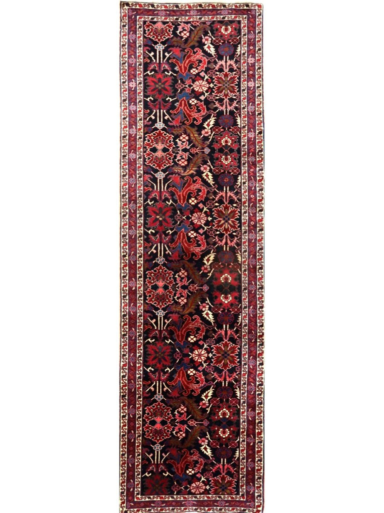 4x13 Old Persian Heriz Runner - 110614.