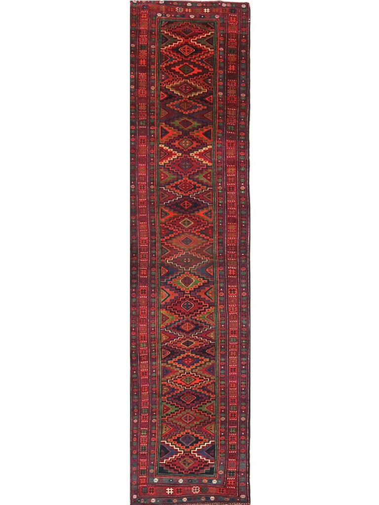 4x15 Old Persian Malayer Area Rug - 110317.