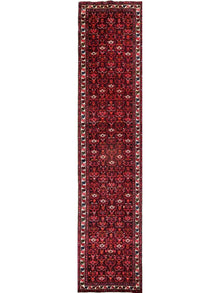  4x16 Antique Persian Hamedan Runner - 108673.