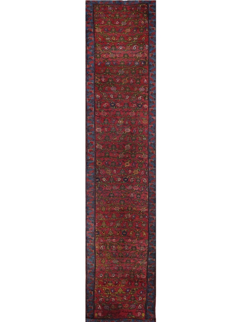 4x17 Antique Persian Lori Runner - 107924.