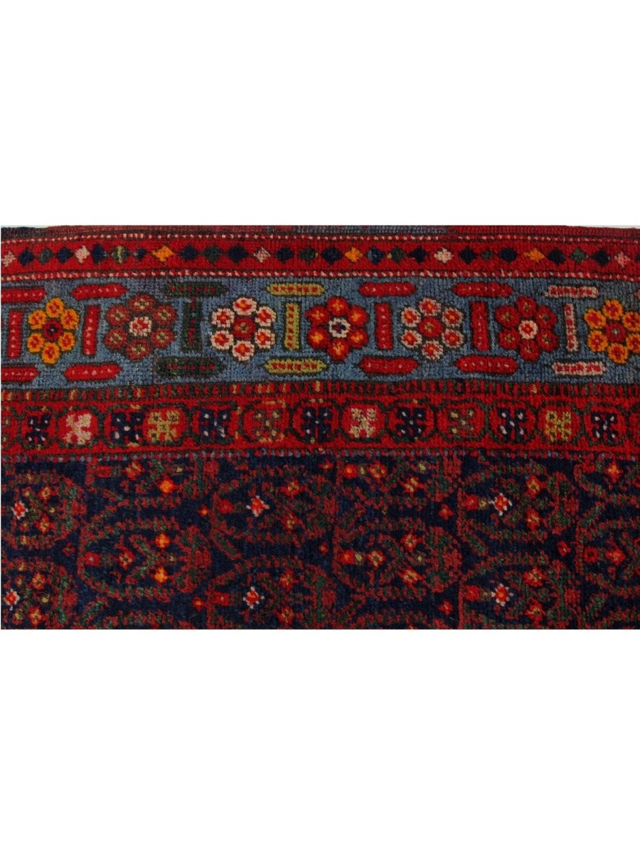 4x18 Rug 4x18 Old Persian Kurdish Runner Rug - Hand Knotted Wool Rug – RenCollection