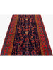 Old Persian Malayer Area Rug - 3.9x17.6 - Navy Rust - 110594.