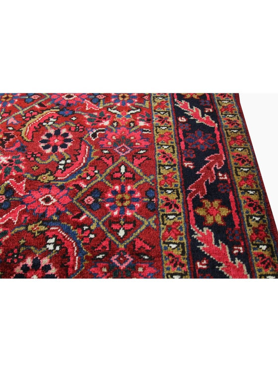 4x19 Old Persian Heriz Area Rug - 110438.