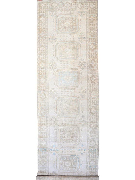 4x22 Old Turkish Anatolian Area Rug  - 111170.