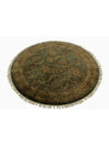 4x4 Round Indian Agra Area Rug - 105414.