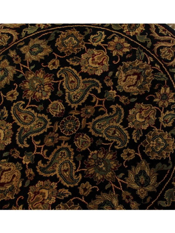 4x4 Round Indian Agra Area Rug - 105542.