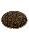 4x4 Round Indian Agra Area Rug - 105542.