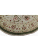 4x4 Round Indian Agra Area Rug - 106236.