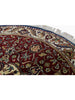 4x4 Round Indian Mughal Area Rug - 106129.