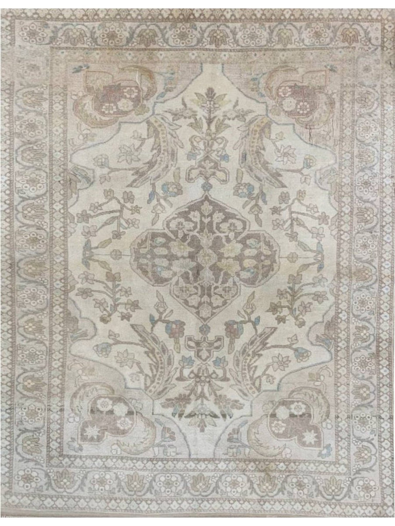 4x5 Old Persian Turkeman Area Rug - 100537.