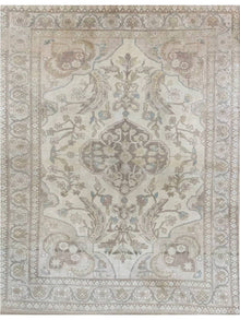  4x5 Old Persian Turkeman Area Rug - 100537.