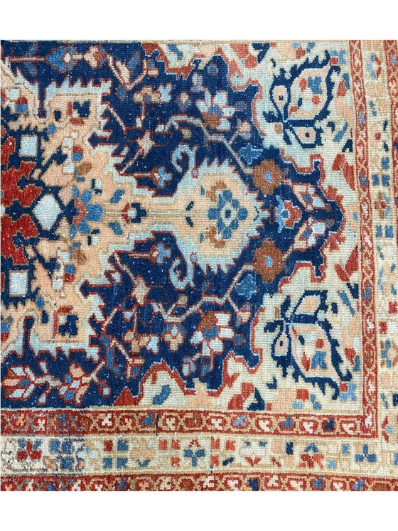 4x6 Antique Persian Bakhtiari Area Rug - 101111.