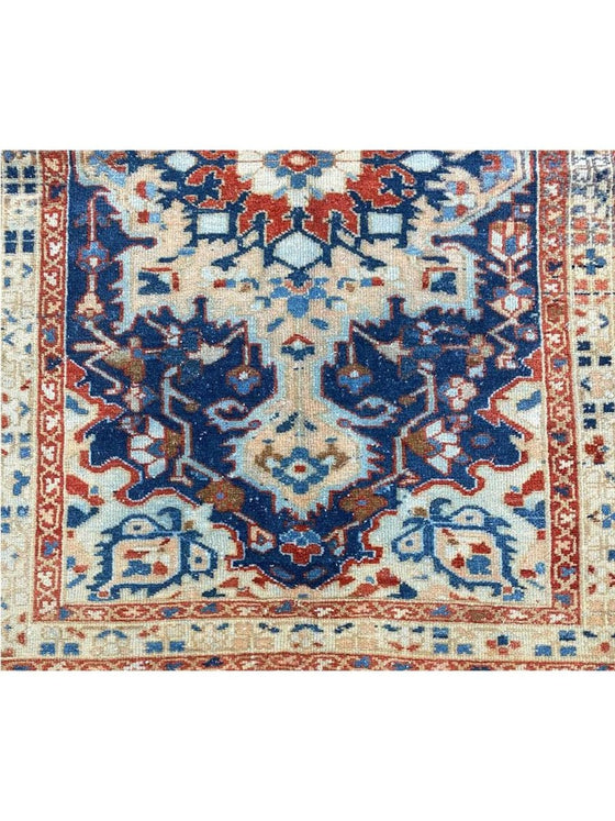 4x6 Antique Persian Bakhtiari Area Rug - 101111.