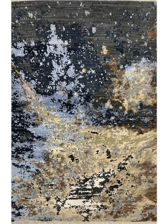 4x6 Modern Abstract Area Rug - 501120.