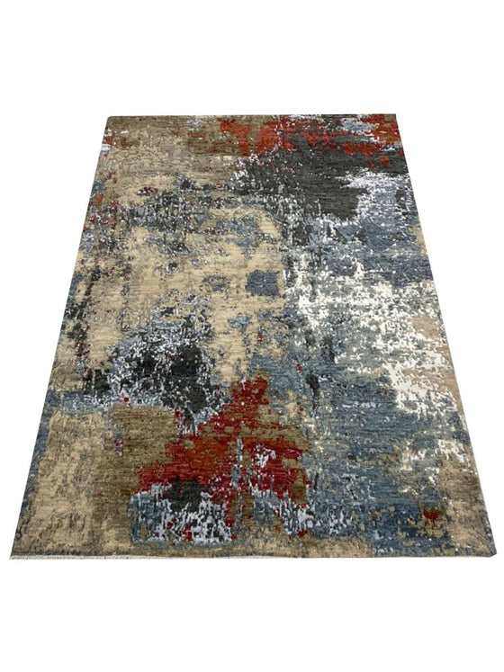 4x6 Modern Abstract Area Rug - 501472.