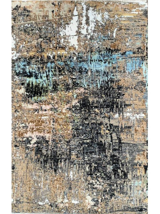 4x6 Modern Abstract Area Rug - 502481.