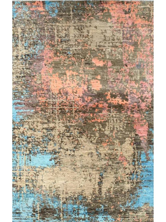 4x6 Modern Abstract Area Rug - 502482.