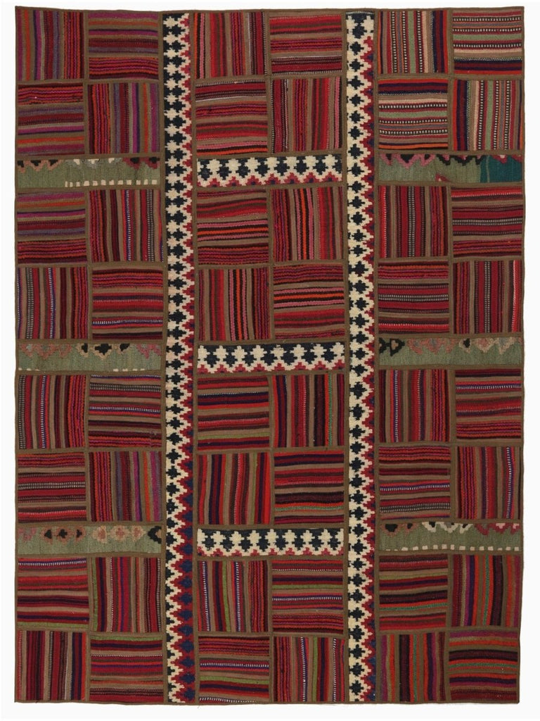 4x6 Patchwork Kilim Area Rug - 109404.
