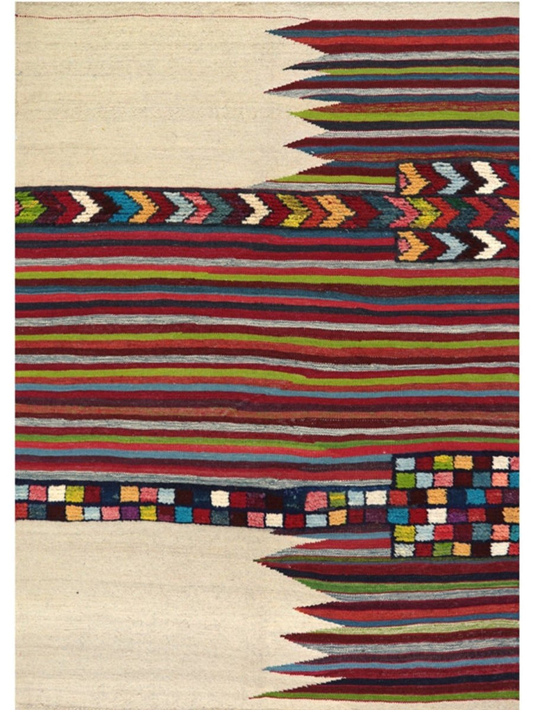 Persian Kilim Area Rug - 4.3x5.11 - Multi - 109449.