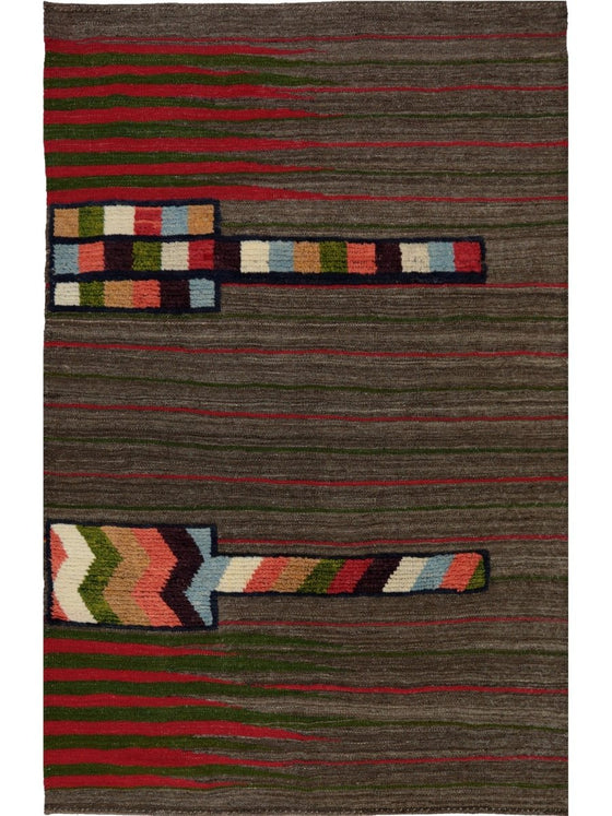 4x6 Persian Kilim Area Rug - 109488.