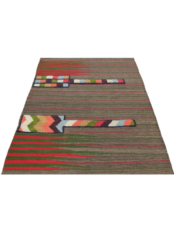 4x6 Persian Kilim Area Rug - 109488.