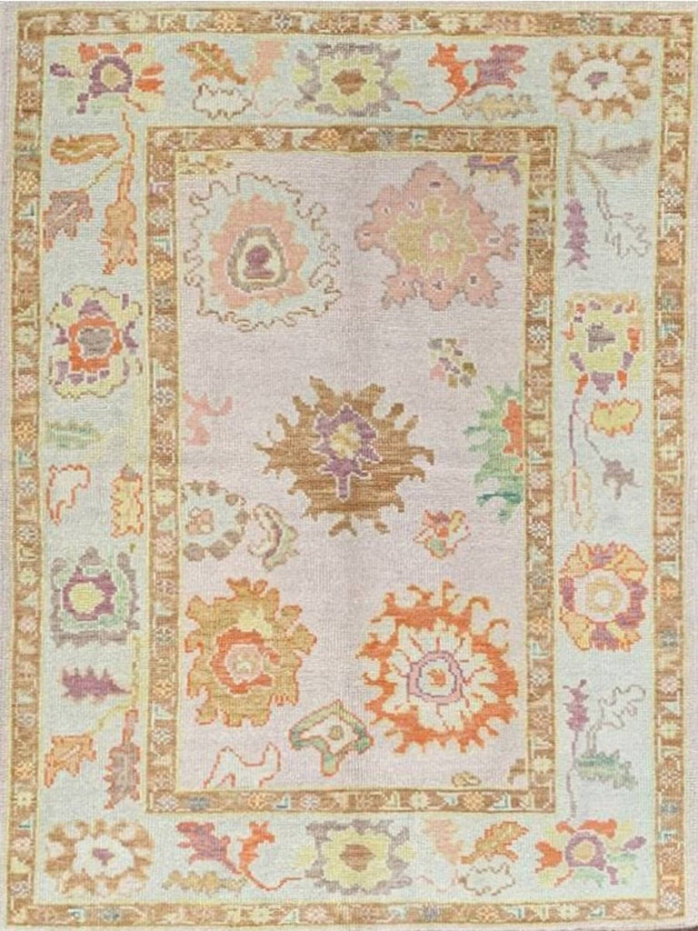4x6 Turkish Oushak Area Rug - 111070.