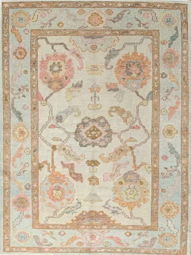 4x6 Turkish Oushak Area Rug – 111073.