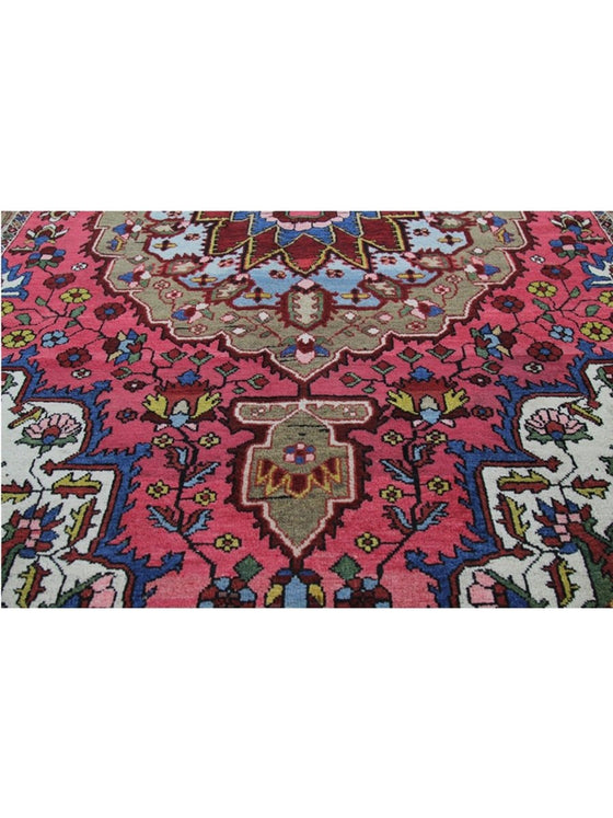 4x7 Antique Persian Bakhtiari Area Rug - 110263.