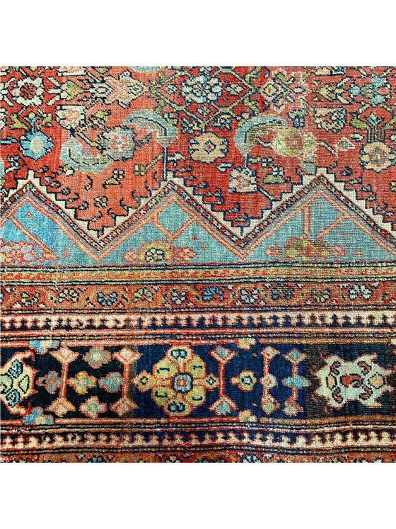 4x7 Antique Persian Farahan Area Rug - 102321.