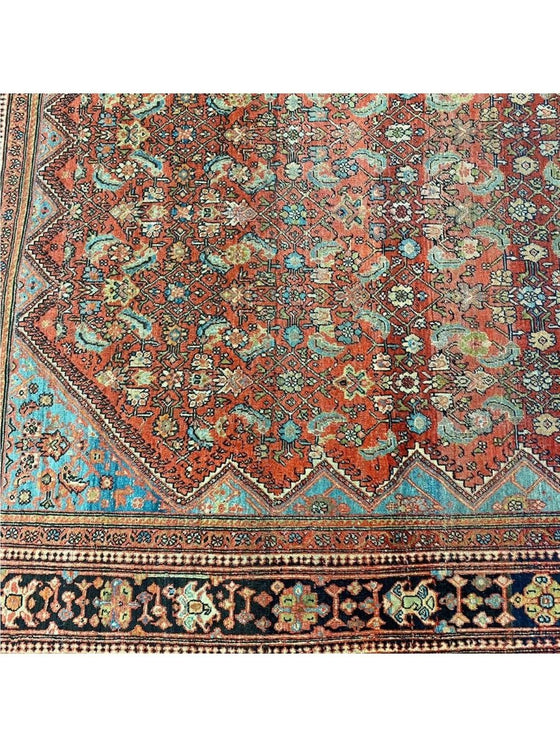 4x7 Antique Persian Farahan Area Rug - 102321.