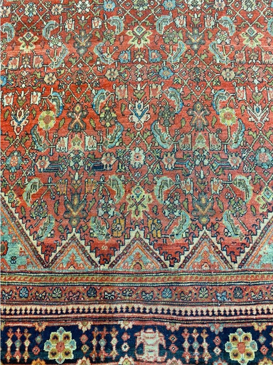 4x7 Antique Persian Farahan Area Rug - 102321.