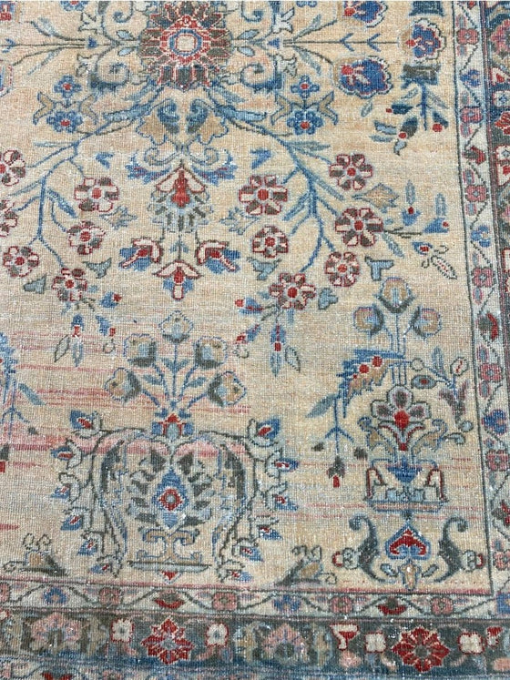 4x7 Antique Persian Lilihan Area Rug - 106966.