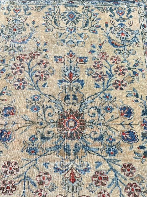 4x7 Antique Persian Lilihan Area Rug - 106966.