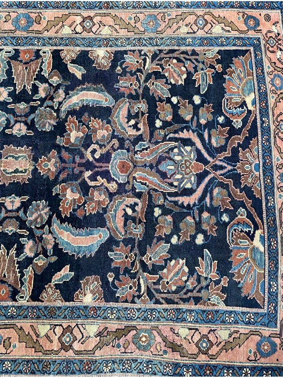 4x7 Antique Persian Lilihan Area Rug - 501558.