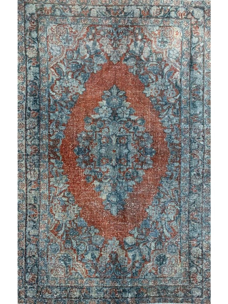4x7 Antique Persian Mahal Area Rug - 102235.