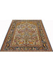 4x7 Antique Persian Qum Area Rug - 110562.