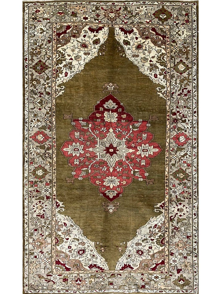 4x7 Antique Turkish Anatolian Area Rug - 111176.